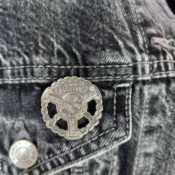 Rob Zombie Dragula customized OOAK hand-stitched distressed jacket! Nwt! - Picture 4 of 8